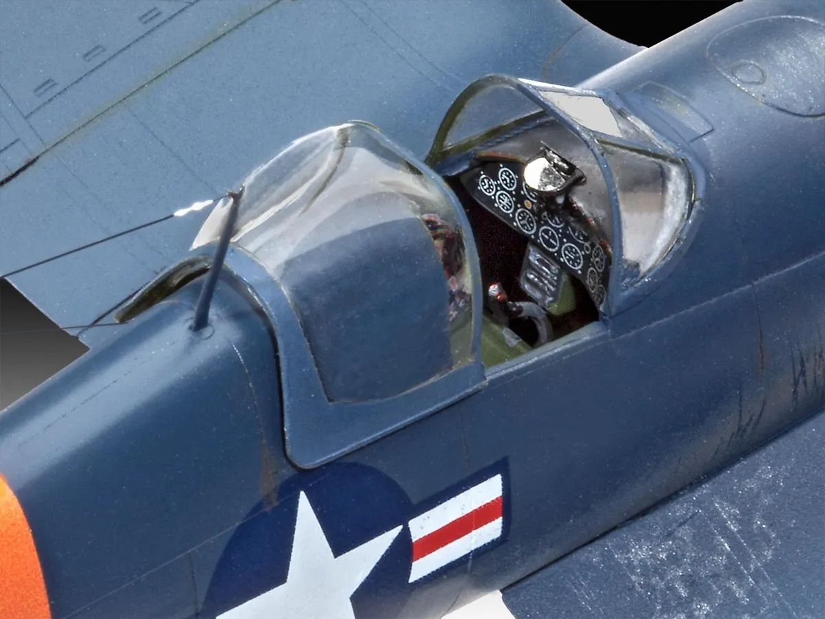Revell 63955 F4U-4 Corsair Modelbouwpakket 1:72 - 65 Onderdelen - Multi
