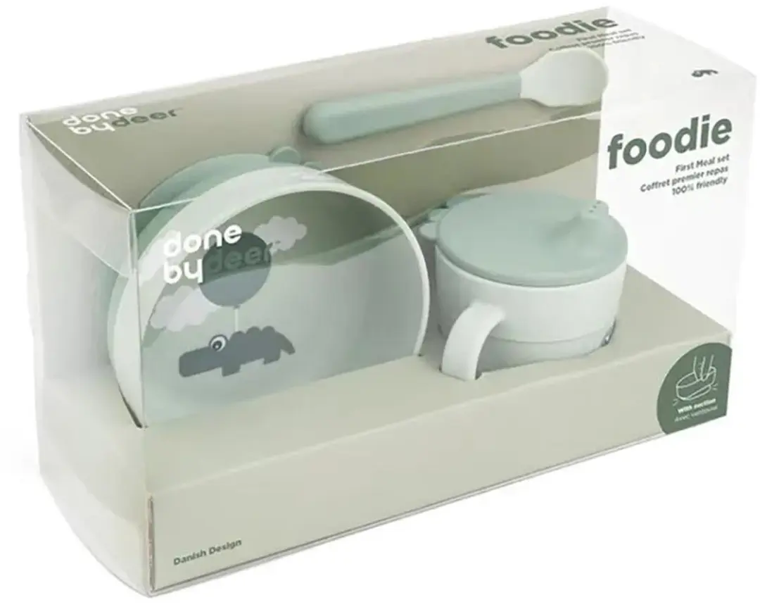 Done By Deer Foodie First Meal Set 17733 - 3-delig - Groen - afbeelding 3 van 6