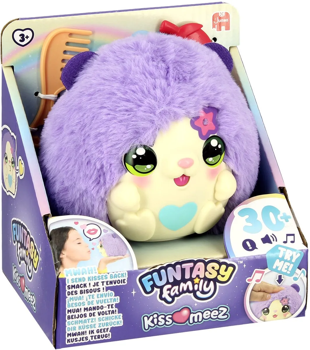 Jumbo Kiss-meez Hamster Interactieve Knuffel