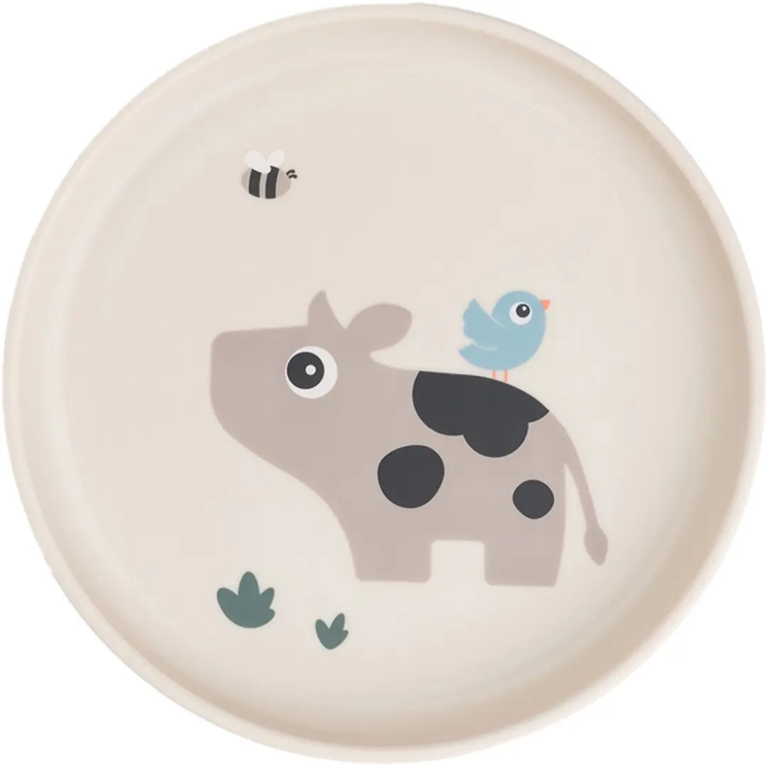 Done By Deer Tiny Farm Bord - Rond 18cm - Sand