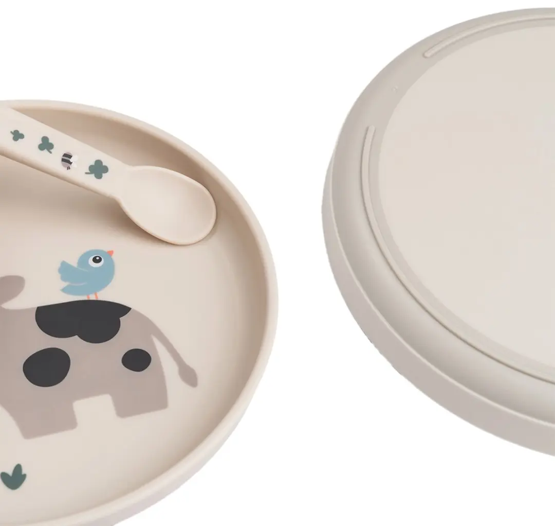 Done By Deer Tiny Farm Bord - Rond 18cm - Sand