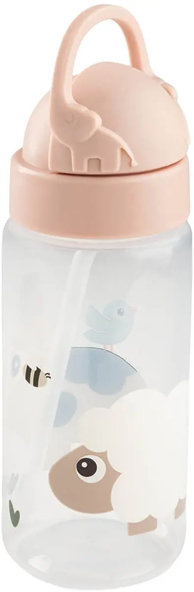 Done By Deer Tiny Farm Rietjesbeker 350ml - Roze
