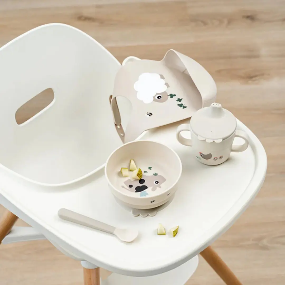 Done By Deer Foodie First Meal Set Tiny Farm - 3-delig - Sandy