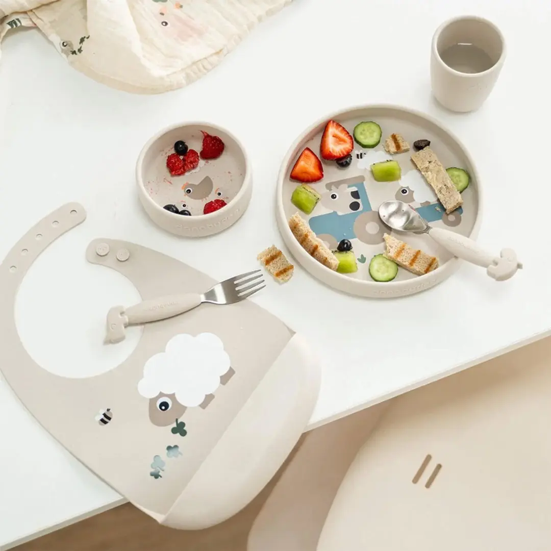 Done By Deer Tiny Farm Stick&Stay Dinerset 1765353 - 3-delig - afbeelding 5 van 5