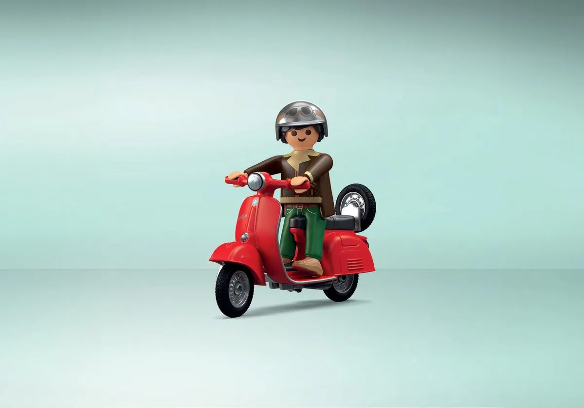 Playmobil 60s Vespa Garage 71620 - Multicolor