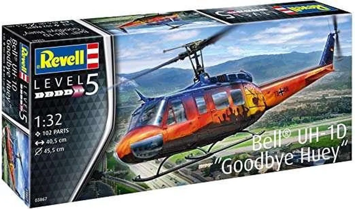 Revell 03867 Bell UH-1D Modelbouwpakket - Goodbye Huey - 1:32 - Multi