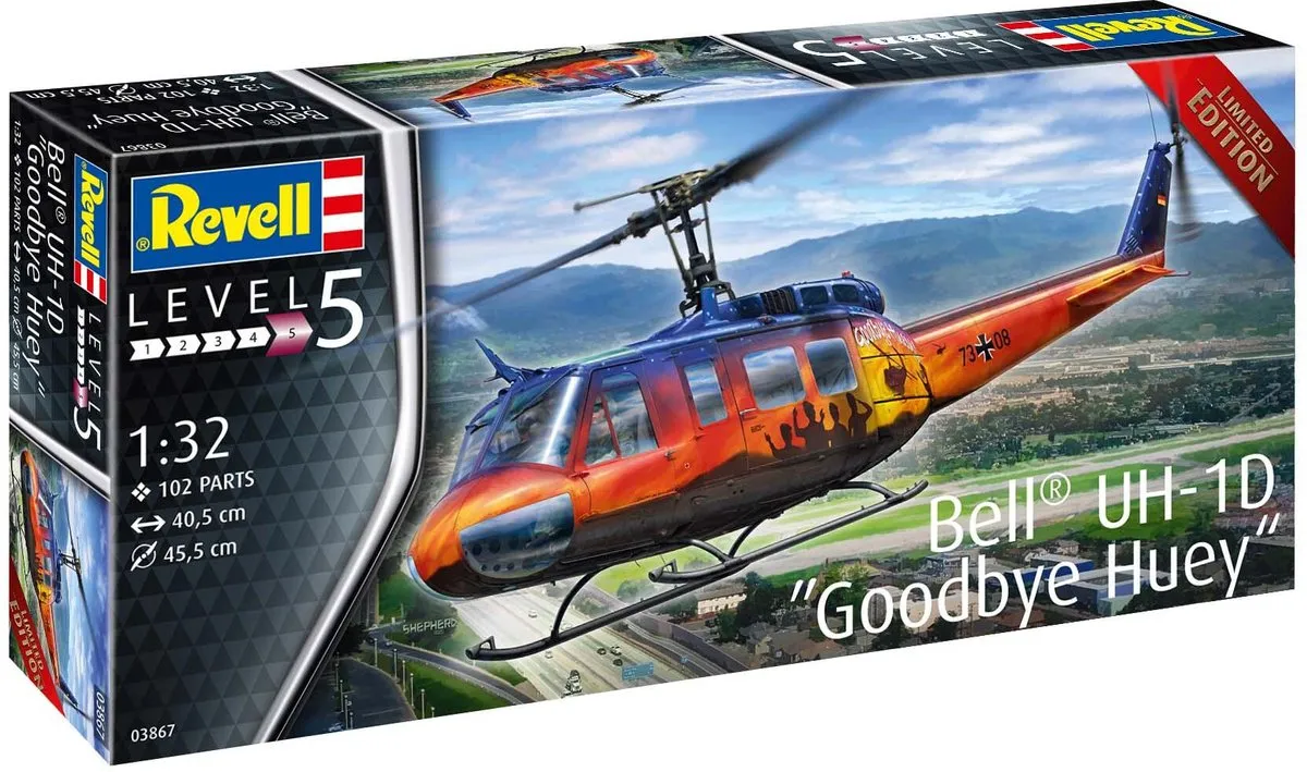 Revell 03867 Bell UH-1D Modelbouwpakket