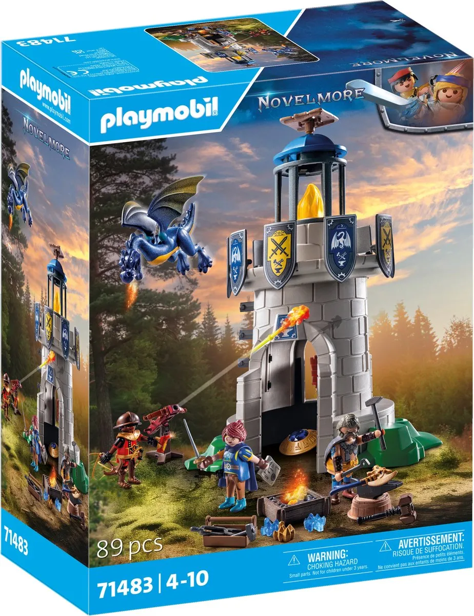 Playmobil Novelmore Riddertoren met Smid en Draak 71483