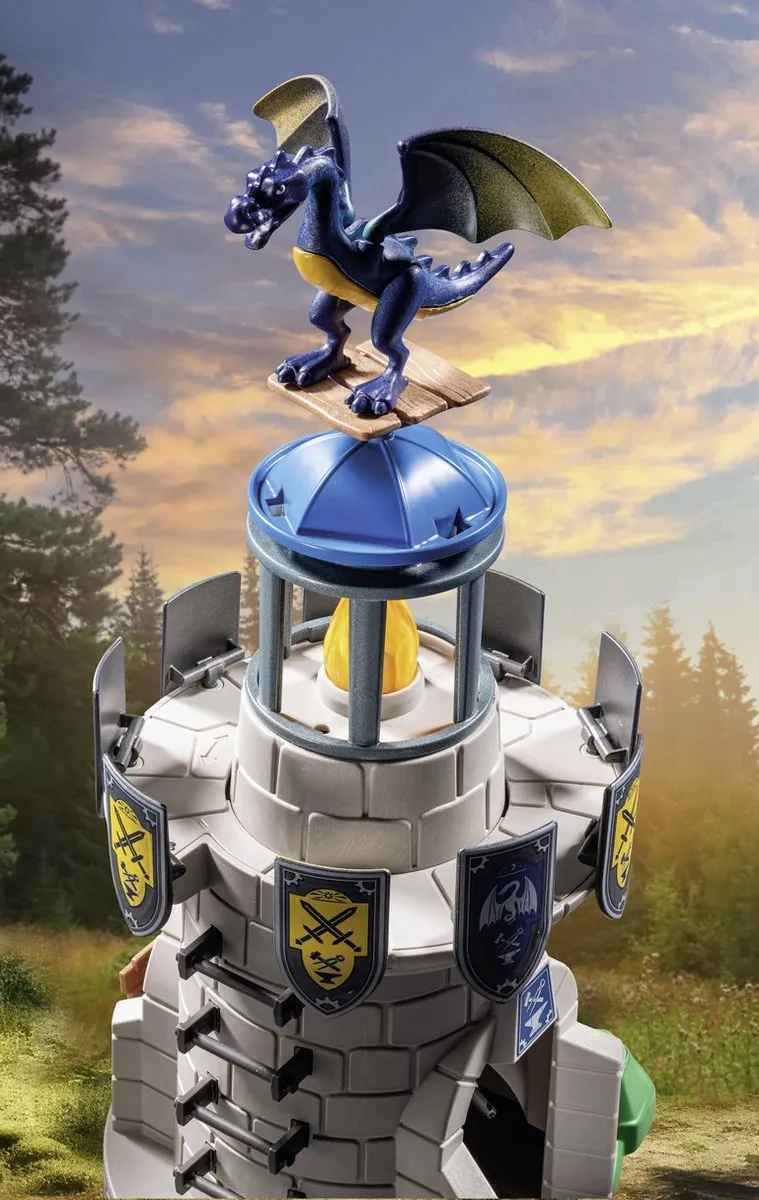 Playmobil Novelmore Riddertoren met Smid en Draak 71483 - Meerkleurig