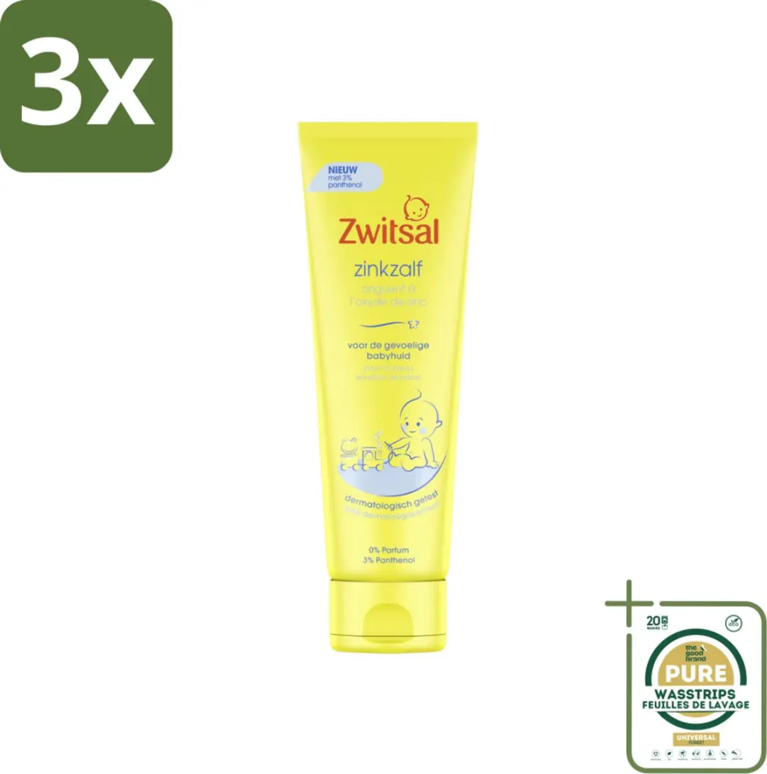 3 x Zwitsal 0% Parfum