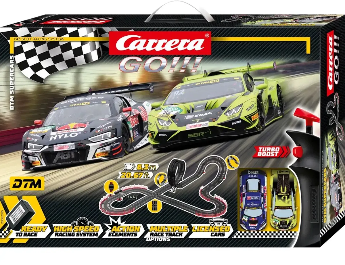 Carrera Go!!! Racebaan CAR20062595 - Audi R8 LMS vs. Lamborghini Huracán GT3