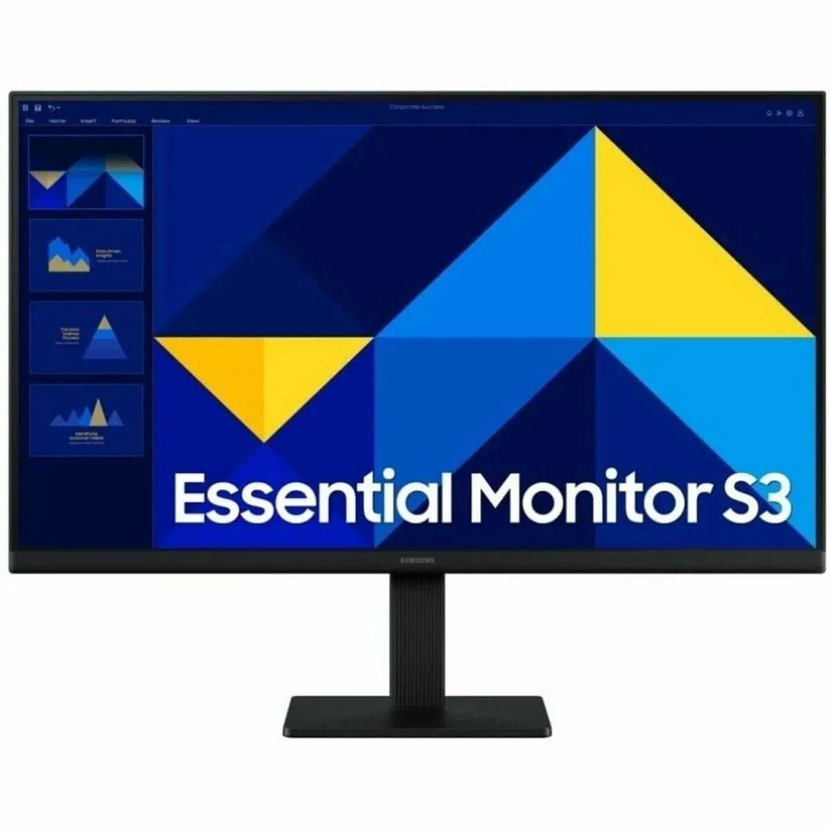Samsung LS24D304GAUXEN Monitor 24" Full HD - AdobeRGB - Zwart