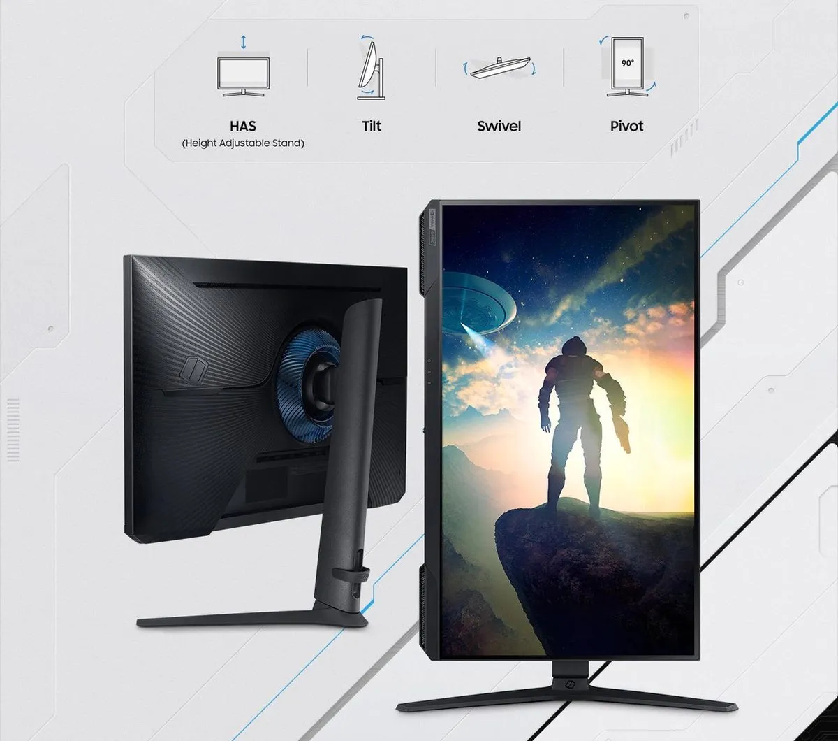 Samsung Odyssey G50A Gaming Monitor 27" - 165Hz QHD