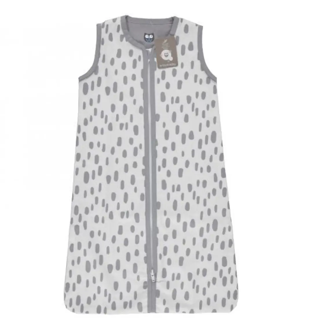 Briljant Baby Slaapzak Zomer Baby Dots Wit/Grijs