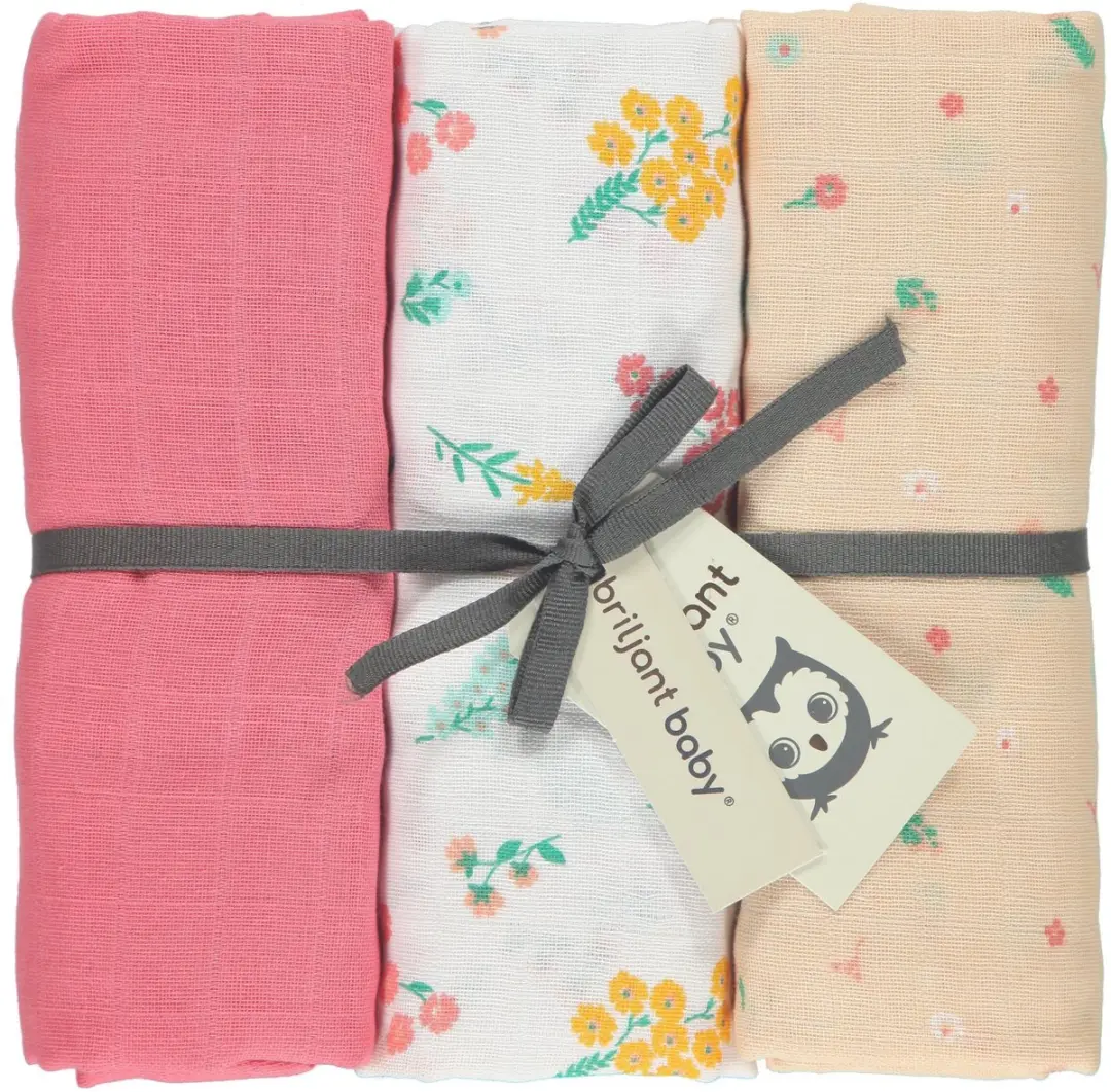 Briljant Baby Multidoek Hydrofiel XL Flower