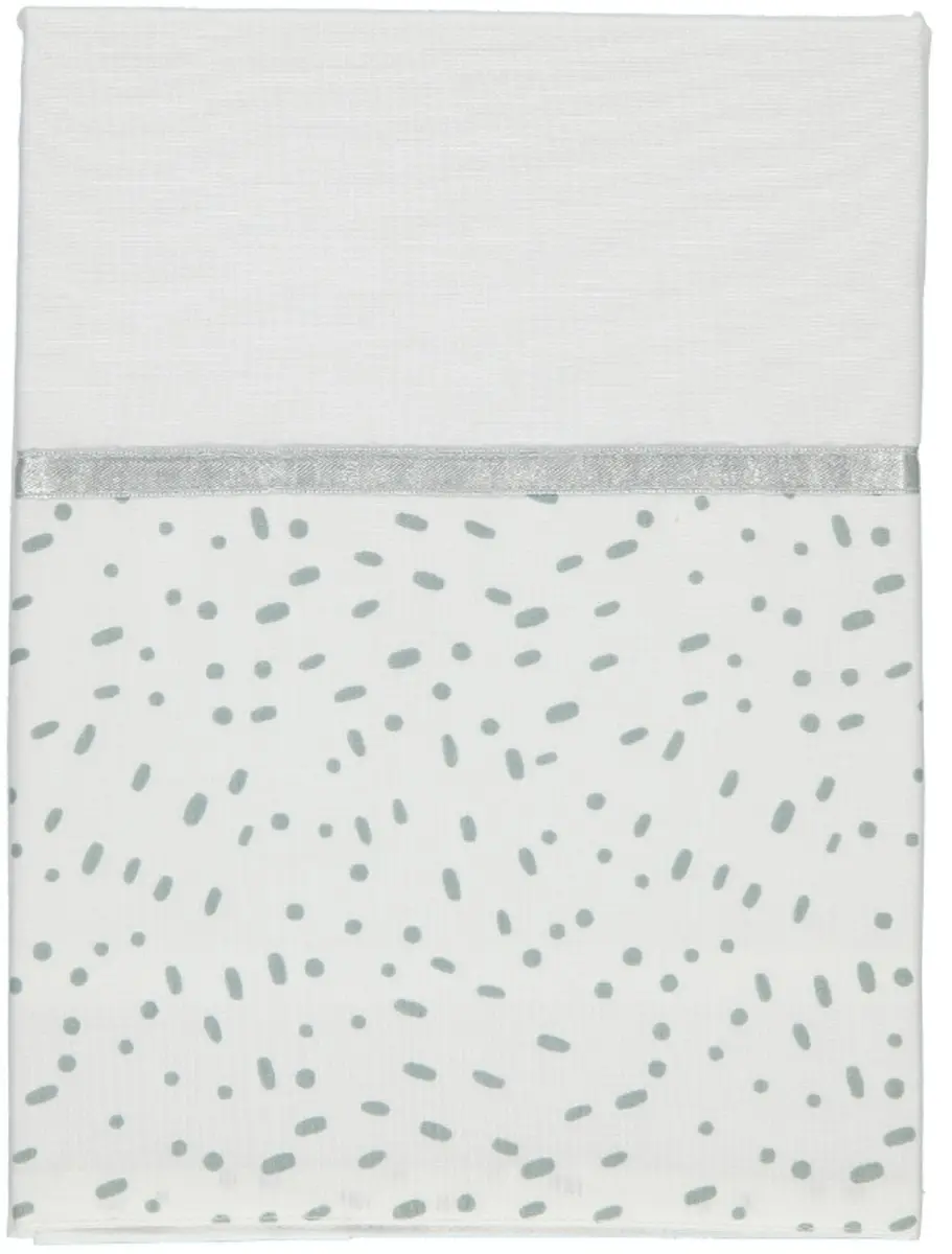 Briljant Baby Ledikant Laken Minimal met Bies