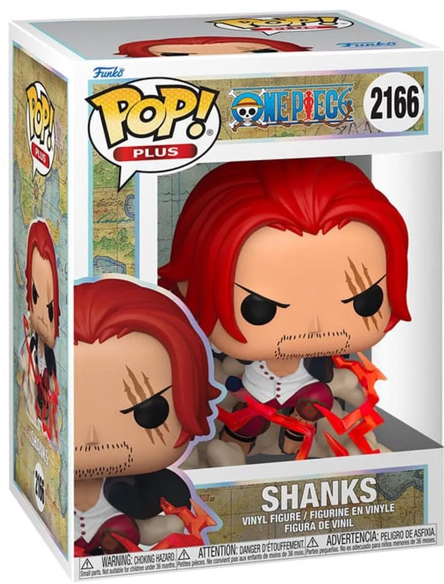 Funko One Piece Shanks Pop! Plus 2166 - Vinylfiguur