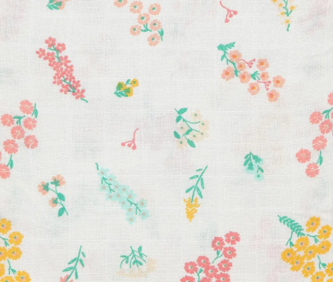 Briljant Baby Hydrofiel Luiers Flower - 3 Stuks - Multicolor