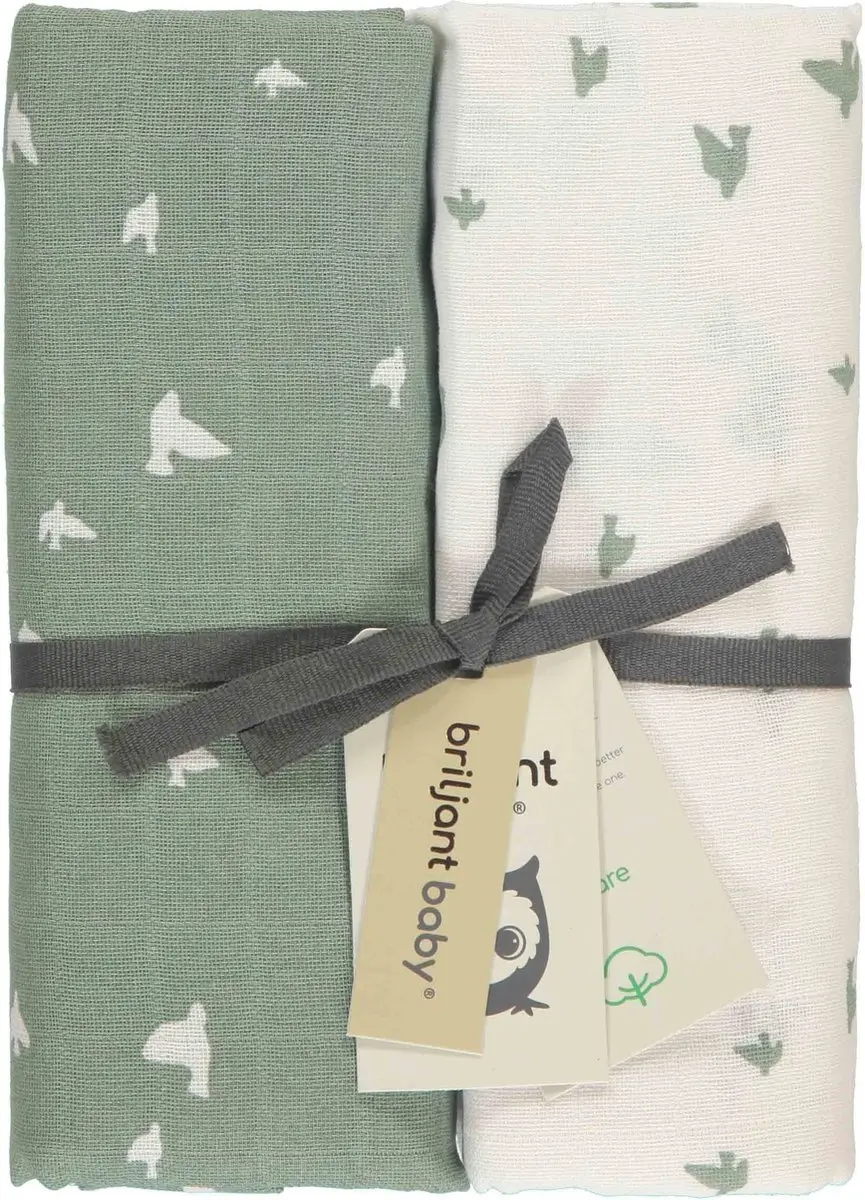 Briljant Baby Hydrofiel Multidoek XL Birds