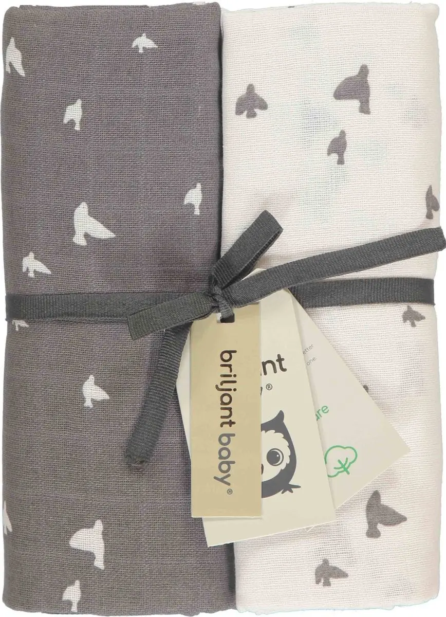 Briljant Baby Hydrofiel Multidoek XL Birds