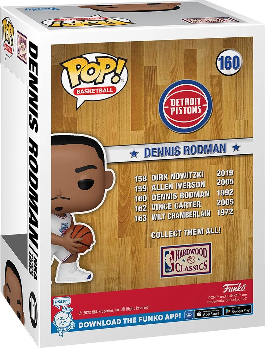 Funko Pop Basketball Legends Dennis Rodman #160 - Multi