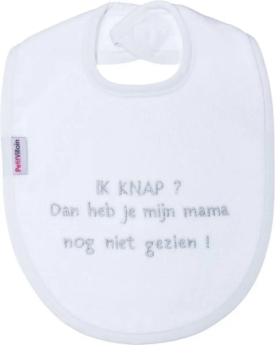 Slab met tekst Ik knap dan heb je mijn mama..