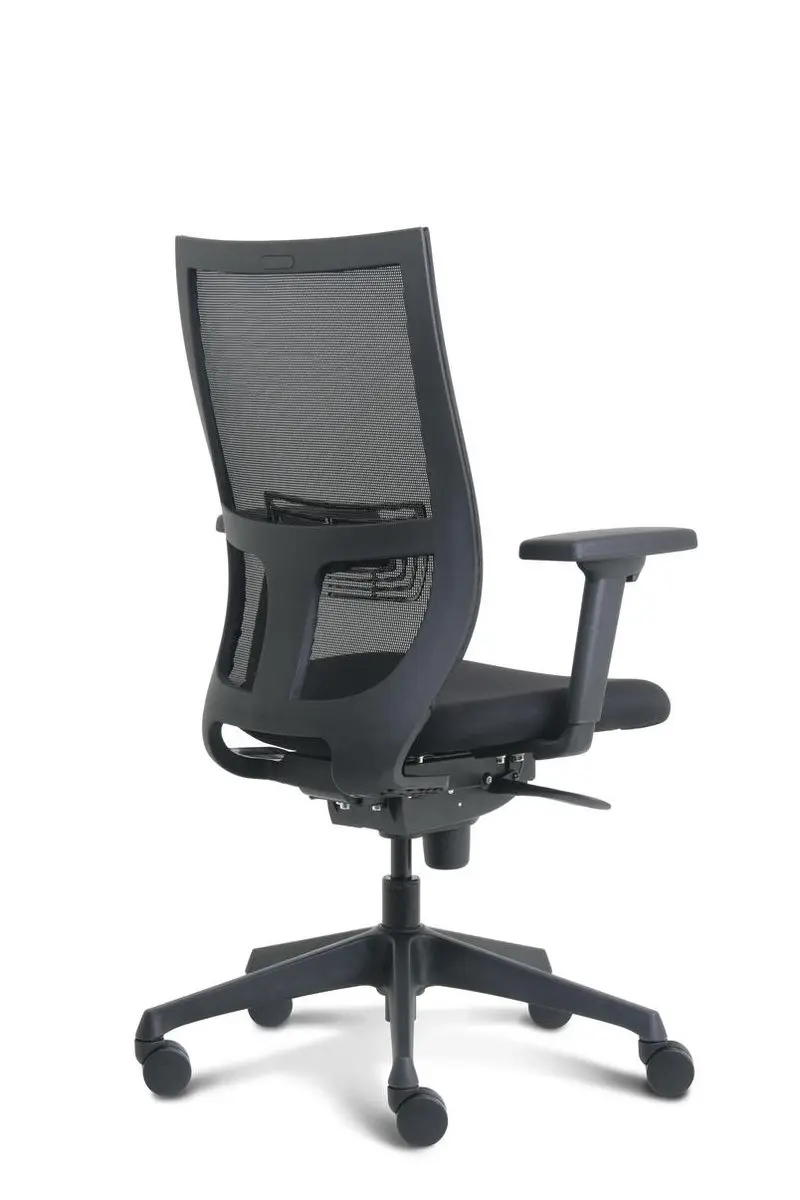 Euroseats Curve Bureaustoel - Zwart - afbeelding 6 van 6