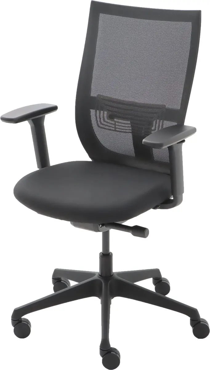 Euroseats Curve Bureaustoel - Zwart