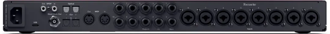 Focusrite Scarlett 18i20 4th Gen USB Audio Interface - 18 In/20 Uit - 8 Preamp - afbeelding 5 van 6