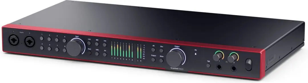 Focusrite Scarlett 18i20 4th Gen USB Audio Interface - 18 In/20 Uit - 8 Preamp - afbeelding 4 van 6