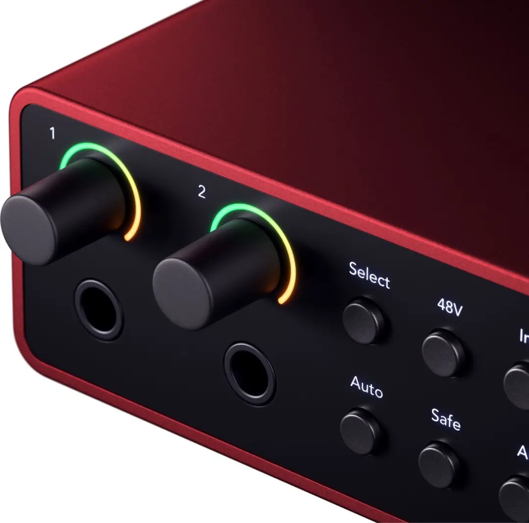Focusrite Scarlett 4i4 4e Generatie PCM0017721-000 Audio-interface - Rood - afbeelding 3 van 6