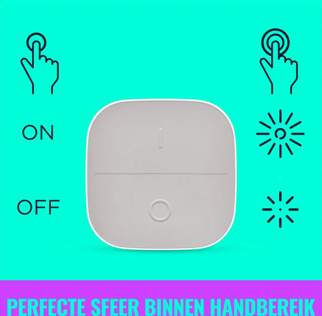 WiZ Portable Button Witte Bediening - 12 Lichtpunten - afbeelding 6 van 6
