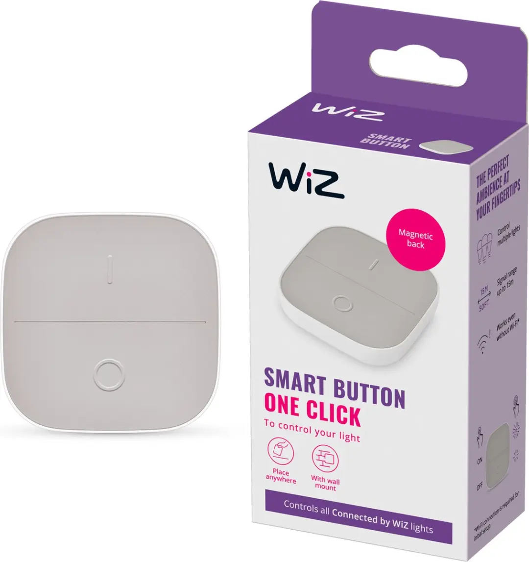 WiZ Portable Button Witte Bediening