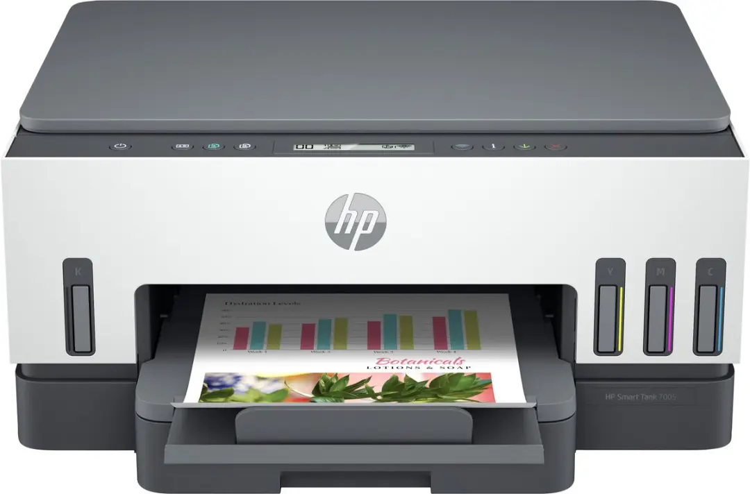 HP Smart Tank 7007 Wireless All-in-One Color Printer, Up to 2 Years of ink inclu