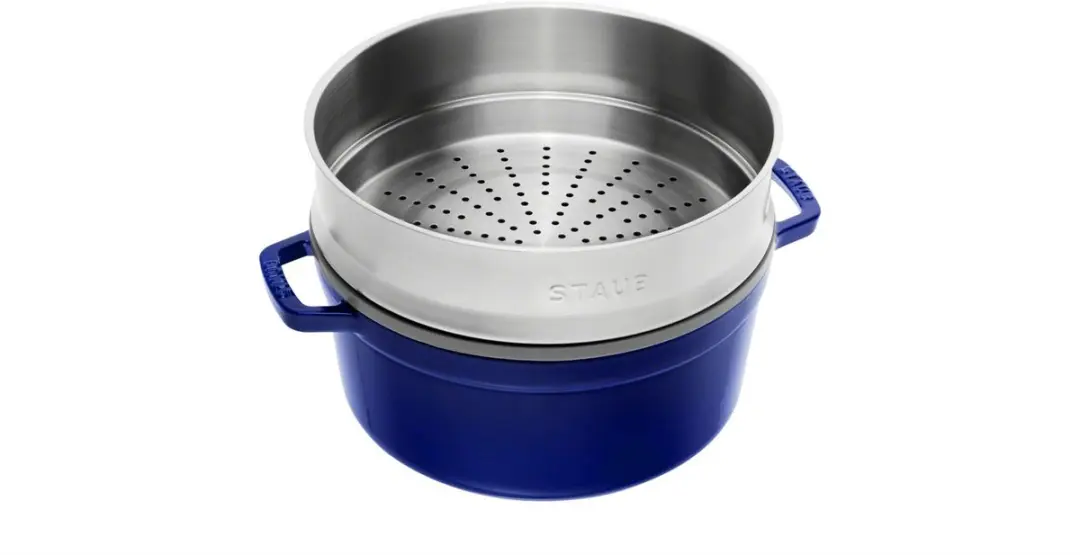 Staub Cocotte Rond 26cm - 1L - Donkerblauw - afbeelding 2 van 3