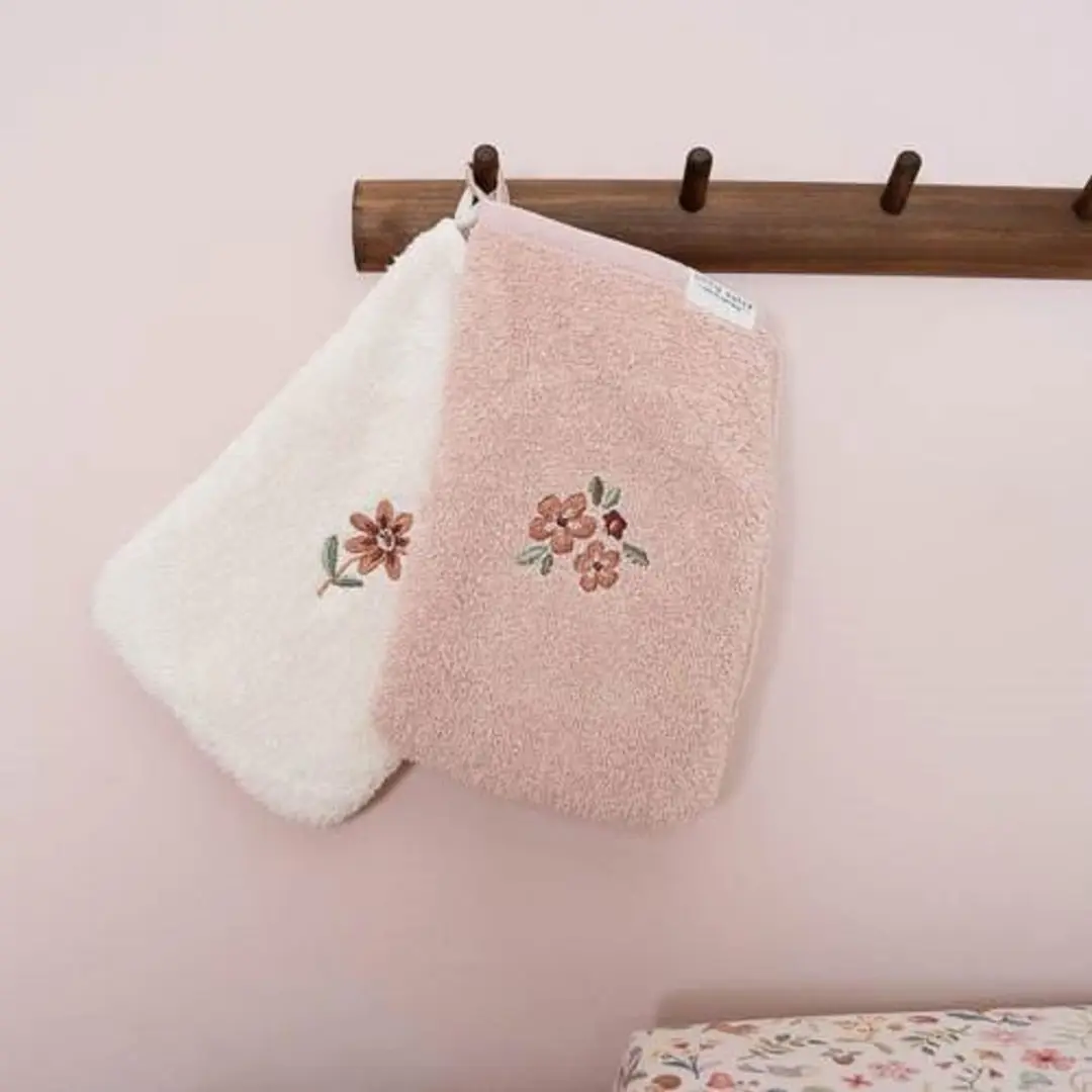 Little Dutch Fairy Garden Washandjes - 2 Stuks - Roze