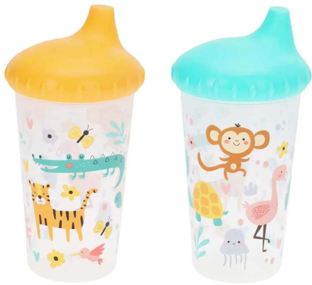 Drinkbeker met tuit 300ml BPA-vrij dierenprint baby peuter.