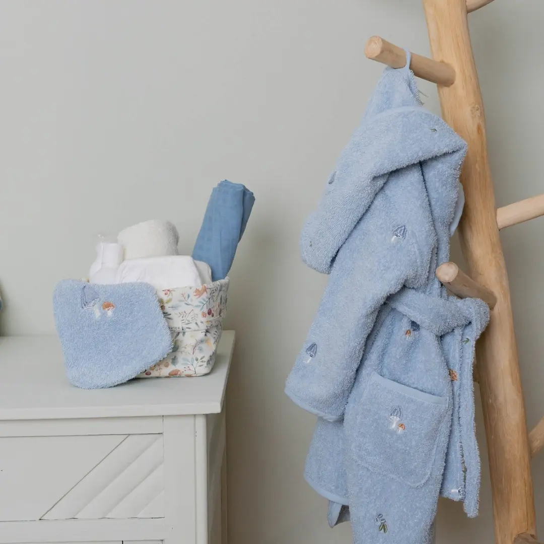 Little Dutch Badjas Forest Friends 74/80 - Blauw