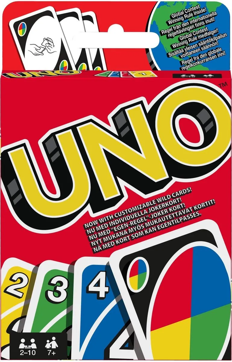 Mattel UNO Clipstrip BGY49 - 2-10 Spelers