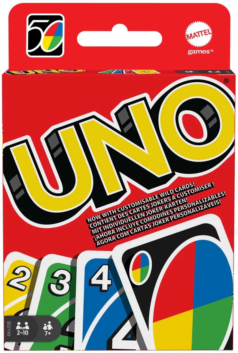 Mattel UNO Clipstrip BGY49 - 2-10 Spelers