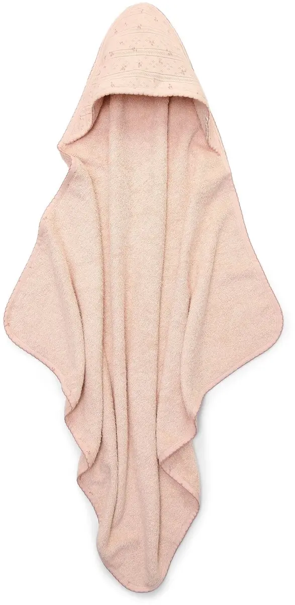 Little Dutch Essentials Badcape - 75x75 - Roze - afbeelding 6 van 6