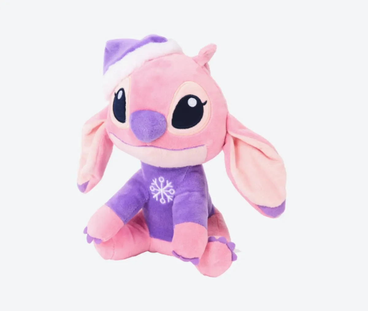 Disney Stitch Kerstknuffel Pluche 25cm - Rood/Blauw