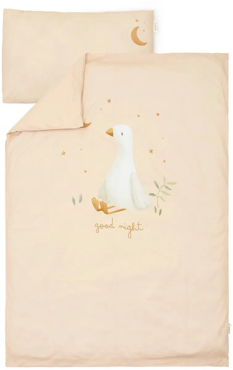 Little Dutch Newborn Naturals Ledikant Dekbedovertrek 100x140cm