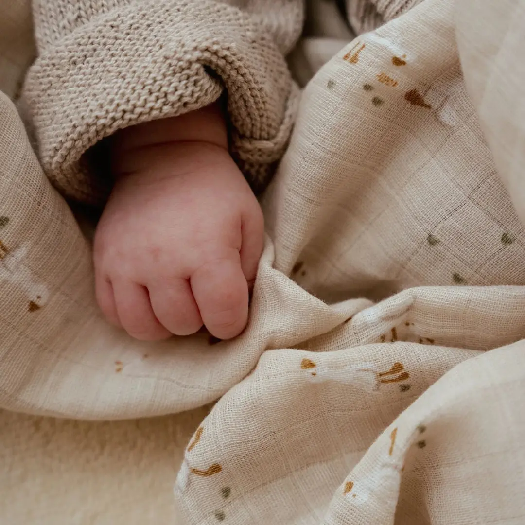 Little Dutch Little Goose Swaddle - Beige - 120 cm