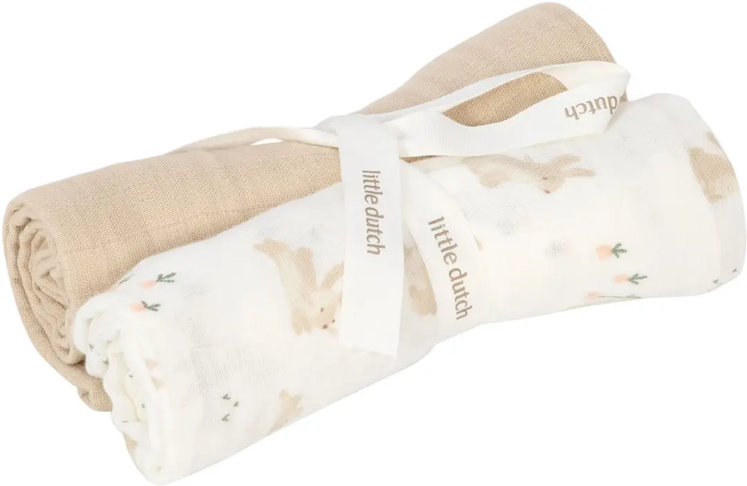 Little Dutch Swaddle Baby Bunny - 2 Stuks