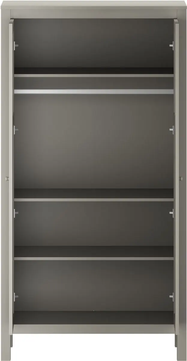 Born Lucky Stanton Kledingkast Babykamer 100x55x190cm - Bruin