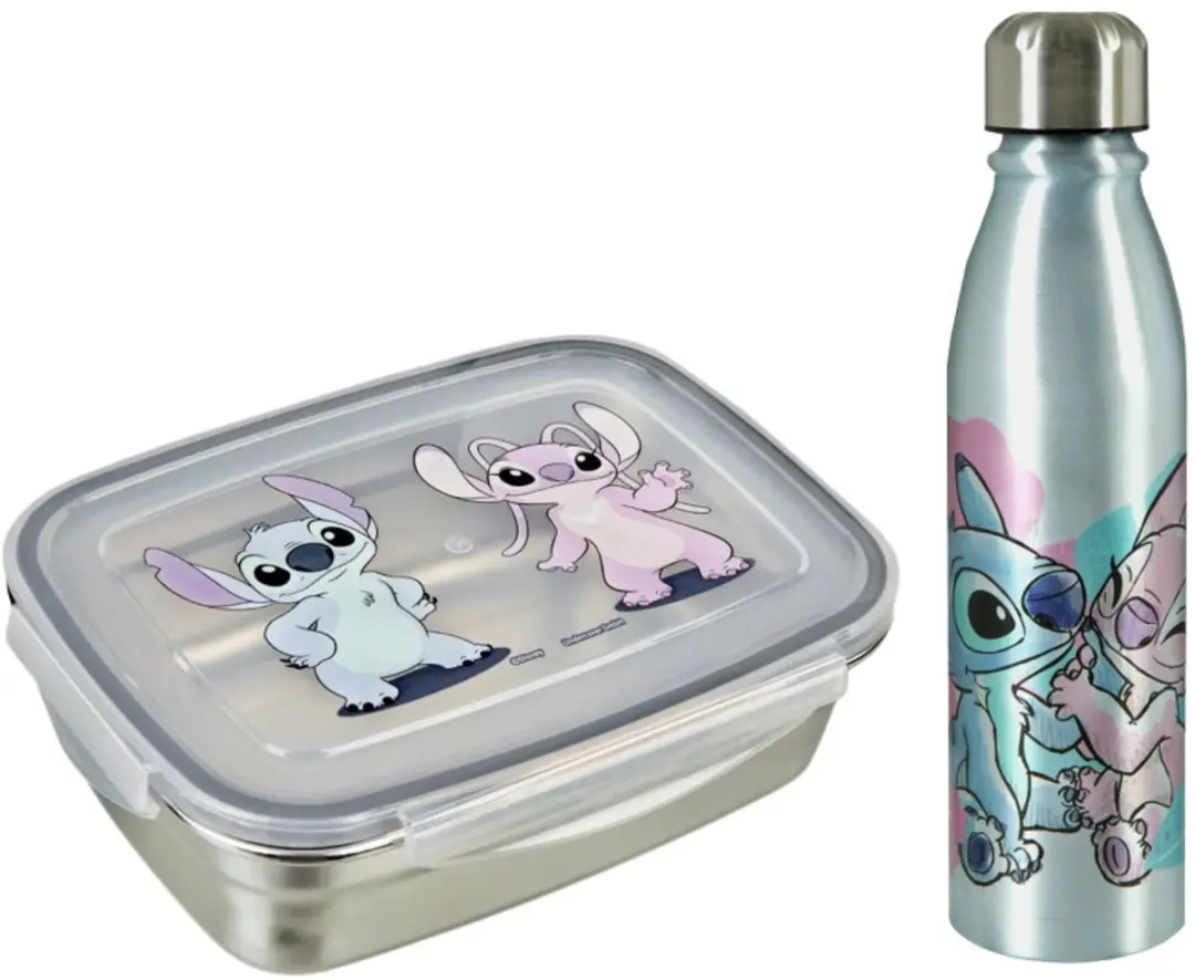 Lilo & Stitch RVS Lunchset - Multi Colour
