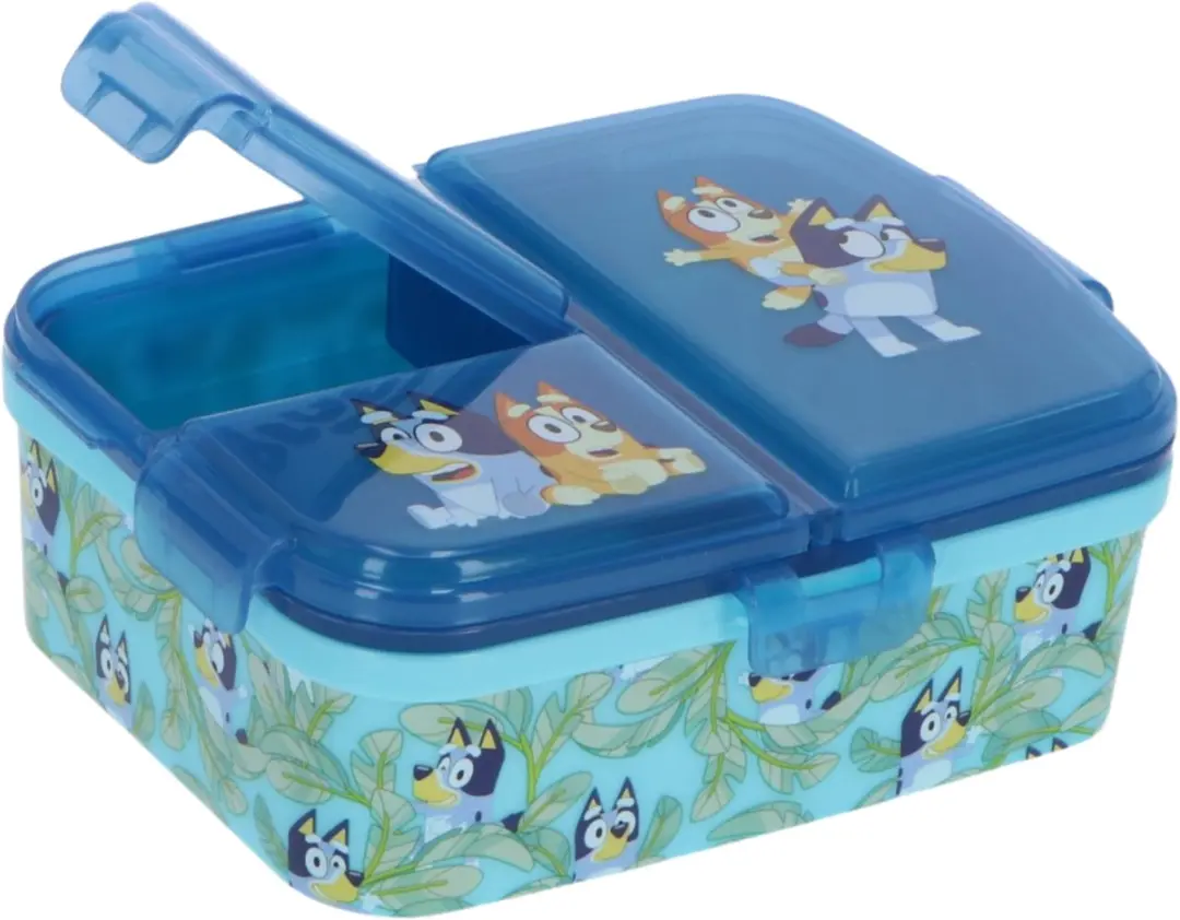 Bluey Lunchset - Broodtrommel Drinkfles Snackboxen - Meerkleurig