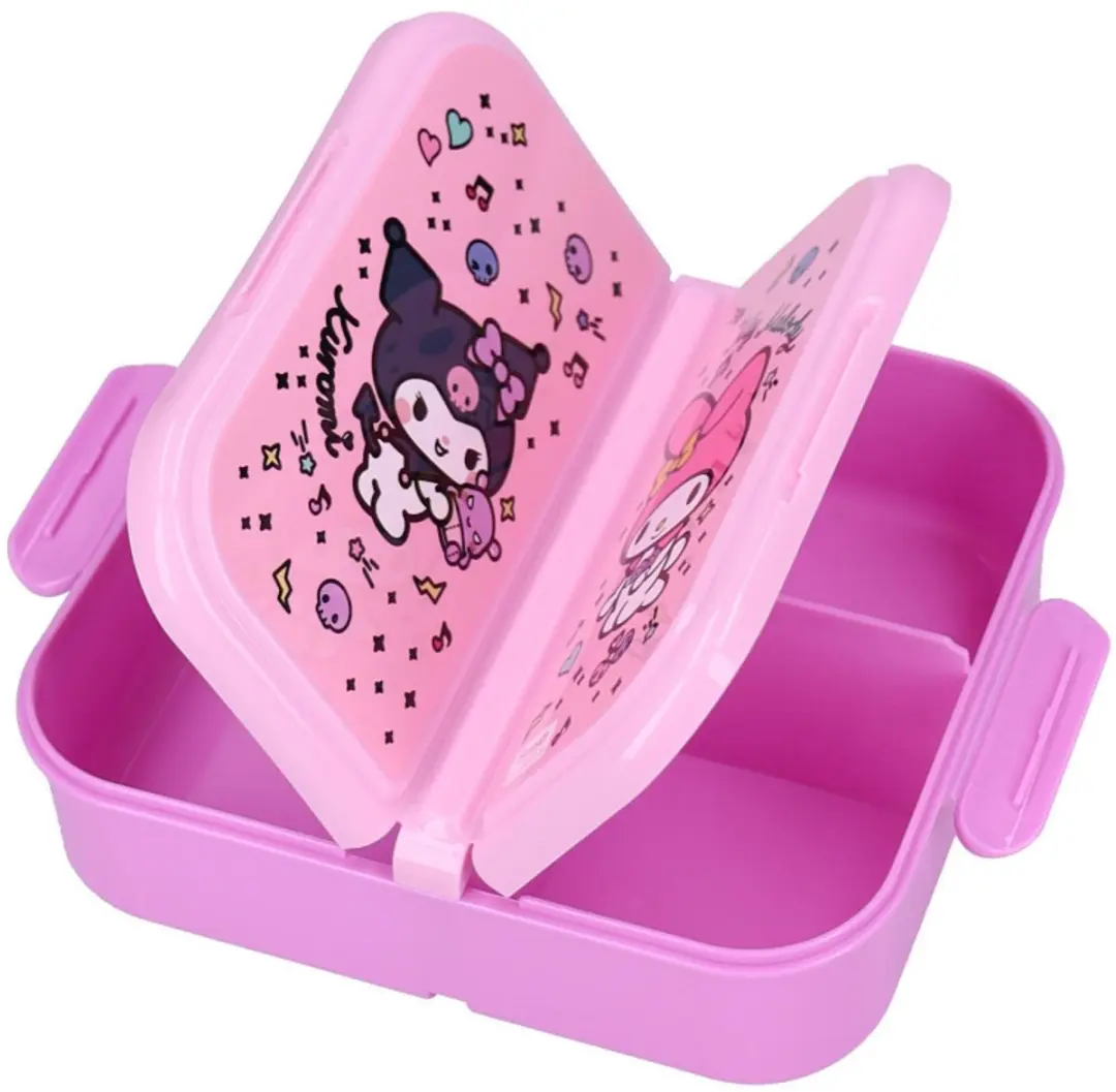 Kuromi Lunchset - Broodtrommel & Drinkfles - Multi Color