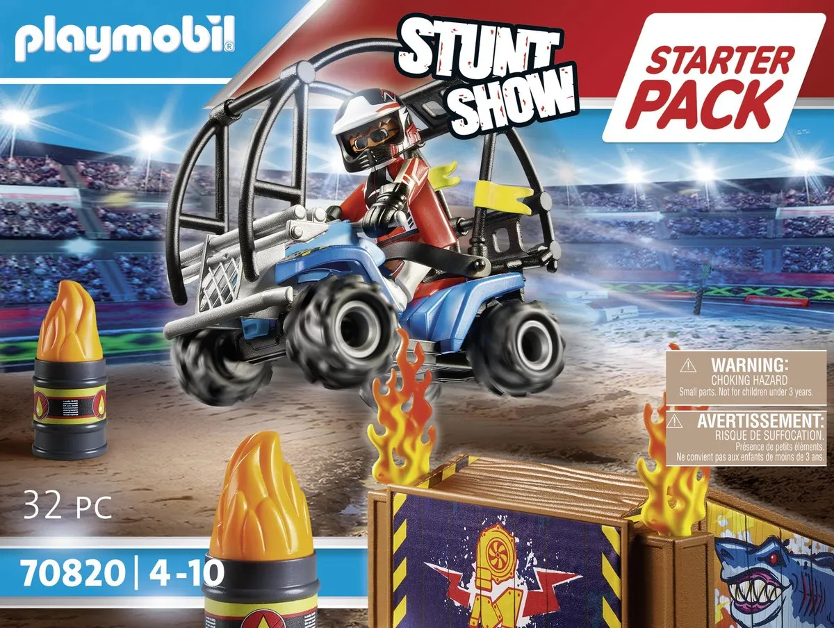 Playmobil Starterpack Stuntshow Quad 70820 - Multicolor - afbeelding 6 van 6